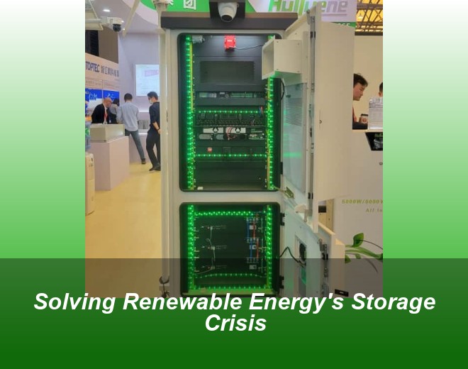 Solving Renewable Energy's Storage Crisis